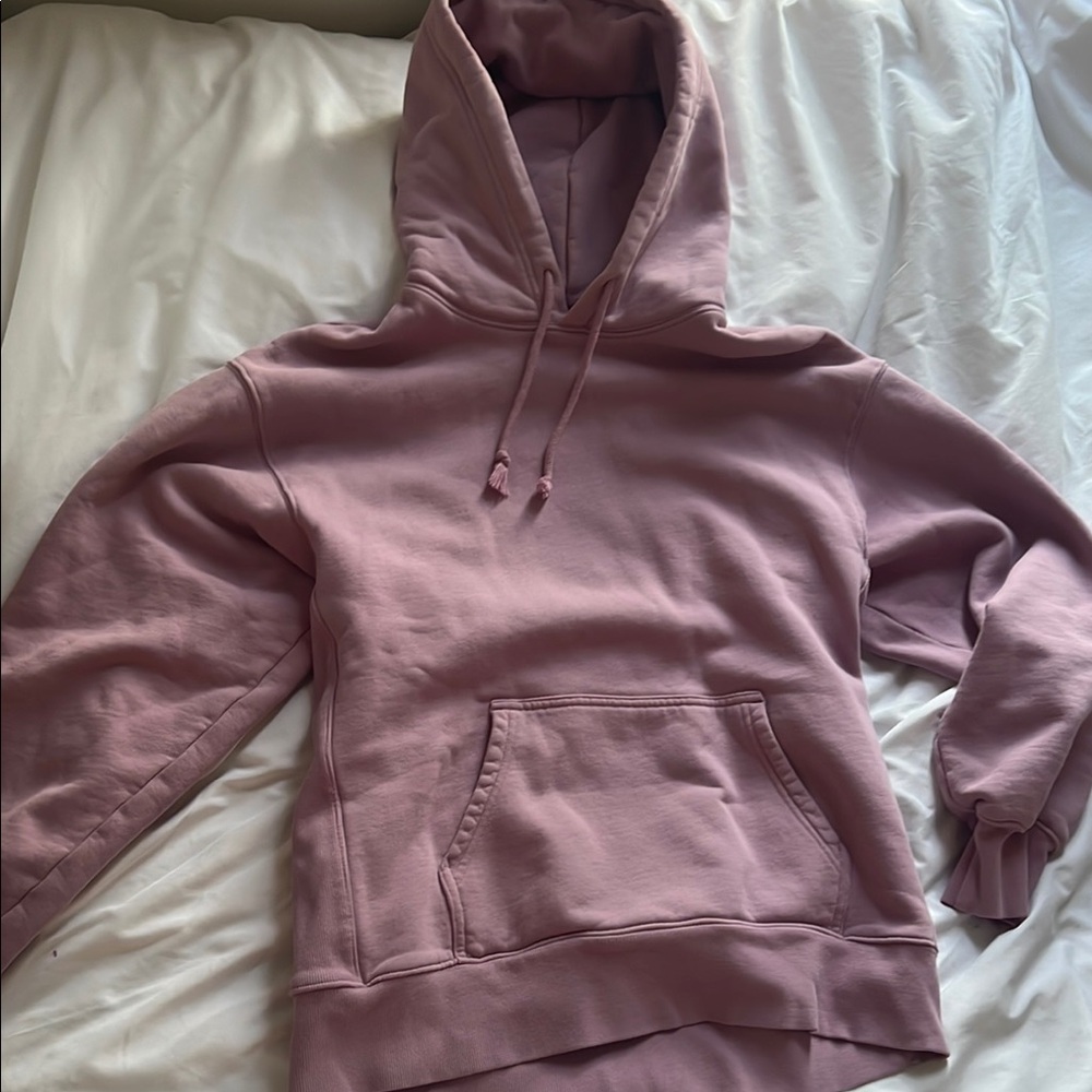 Aritzia TNA Boyfriend Pink Hoodie